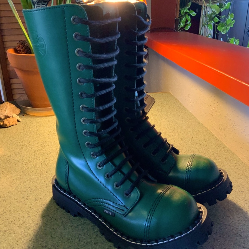 STEEL Brand - Steel-toe Boots - Green